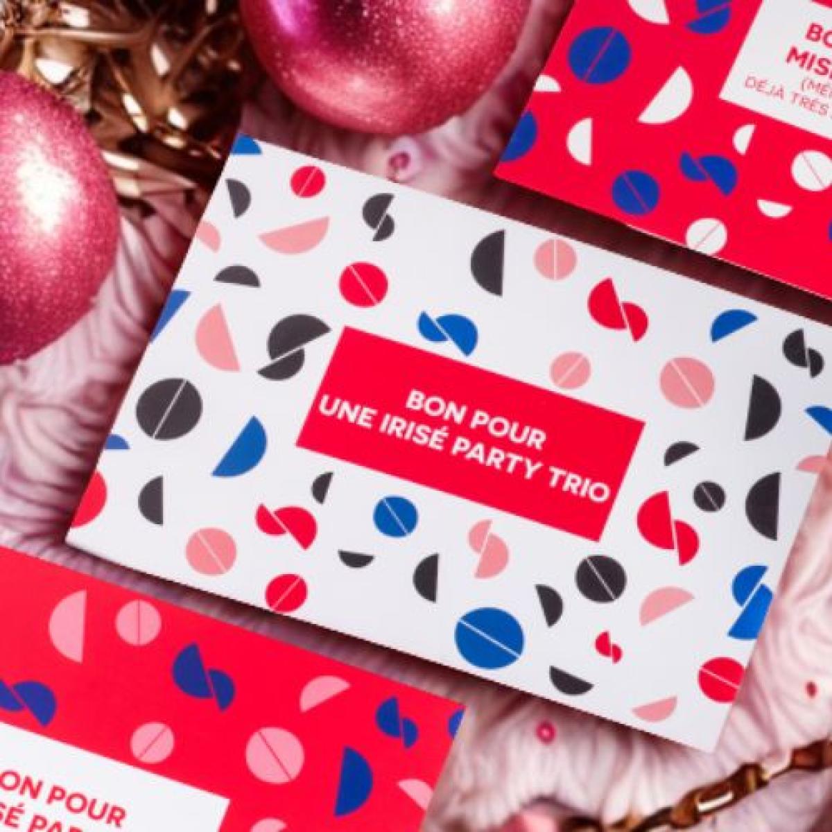 CARTE CADEAU IRISE PARTY TRIO